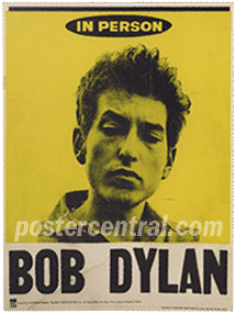 Bob Dylan concert poster